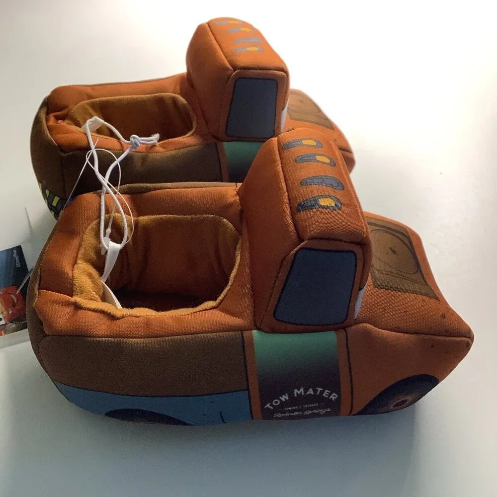 Mater Pixar Cars Slippers Kids Size 7/8 Tow Mater from Lightning Mcqueen